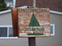 Sign for the East Coast Trail